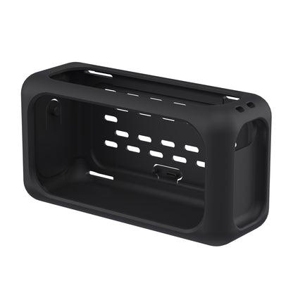 Black SikaiCase silicone case for JBL BandBox Solo on white background