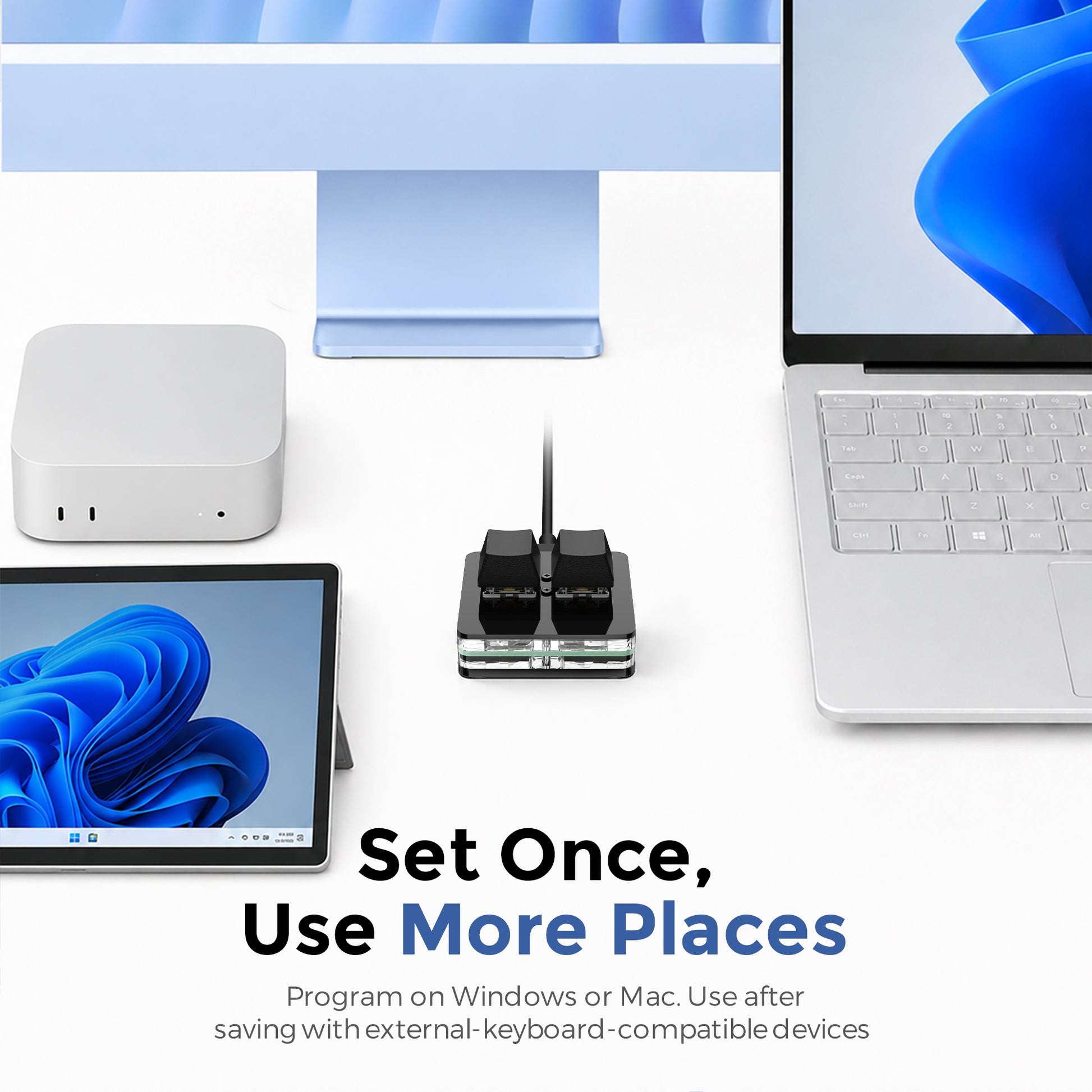 Onboard shortcut settings used across compatible devices