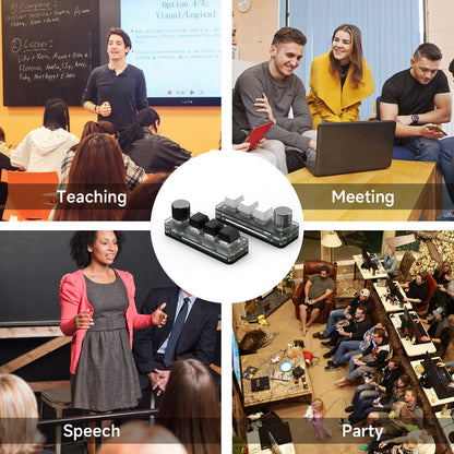 3-key programmable mini keyboard for teaching meetings speeches and events