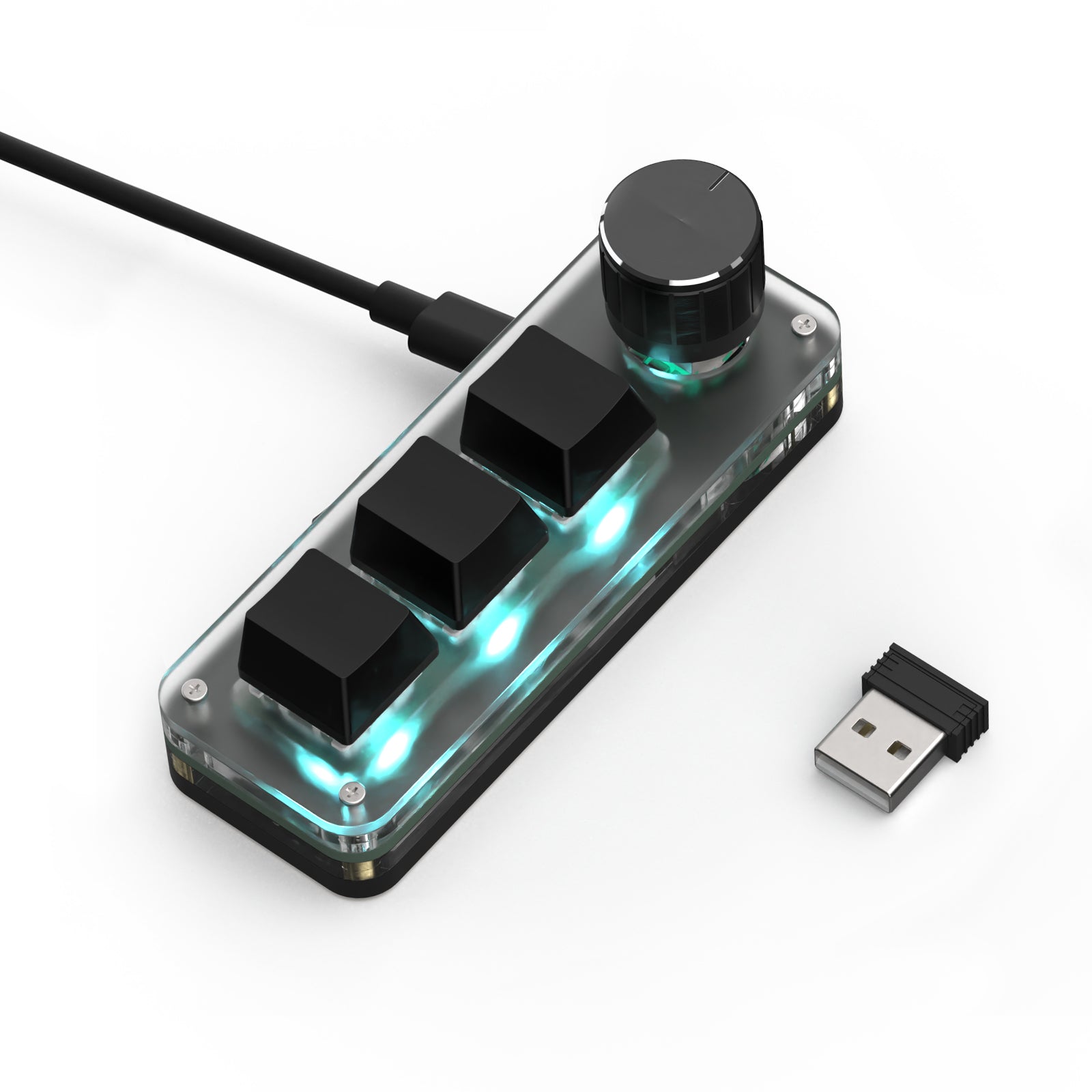 3-Key + Knob Programmable Mini Keyboard | SikaiCase – SIKAI CASE