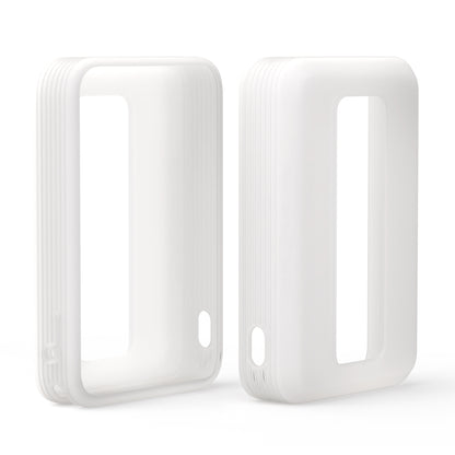 Front and back view of transparent silicone case for Anker A1685
