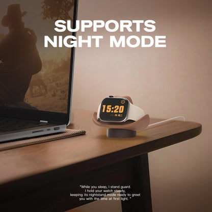 Cowboy hat Apple Watch charger stand supporting Nightstand Mode