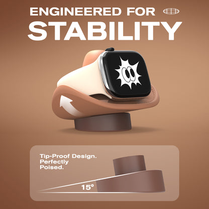15 degree stable viewing angle of cowboy hat Apple Watch stand