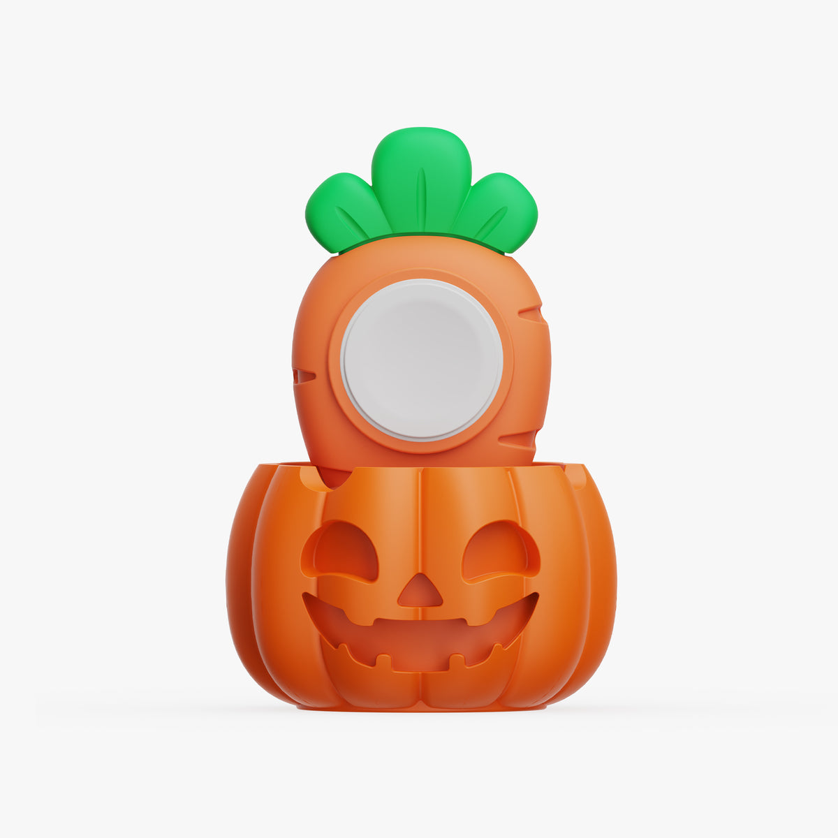 SikaiCase Halloween pumpkin charger stand for Apple Watch