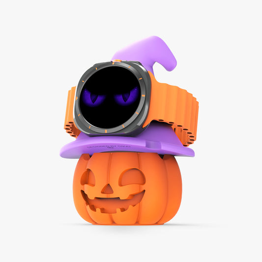 SikaiCase Halloween pumpkin charger stand for Samsung Galaxy Watch