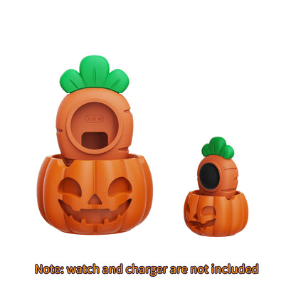 Pumpkin and carrot charger stand for Samsung Galaxy Watch