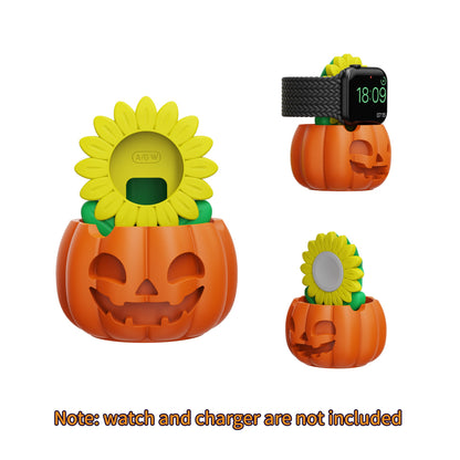 Pumpkin and sunflower Apple Watch stand variant, SKU 044A009B061S11