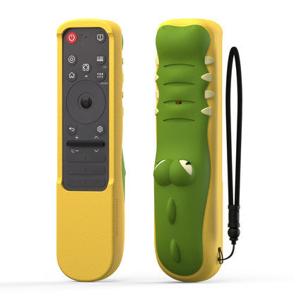 SikaiCase Crocodile Silicone Remote Cover for LG MR25GA Magic Remote (2025)