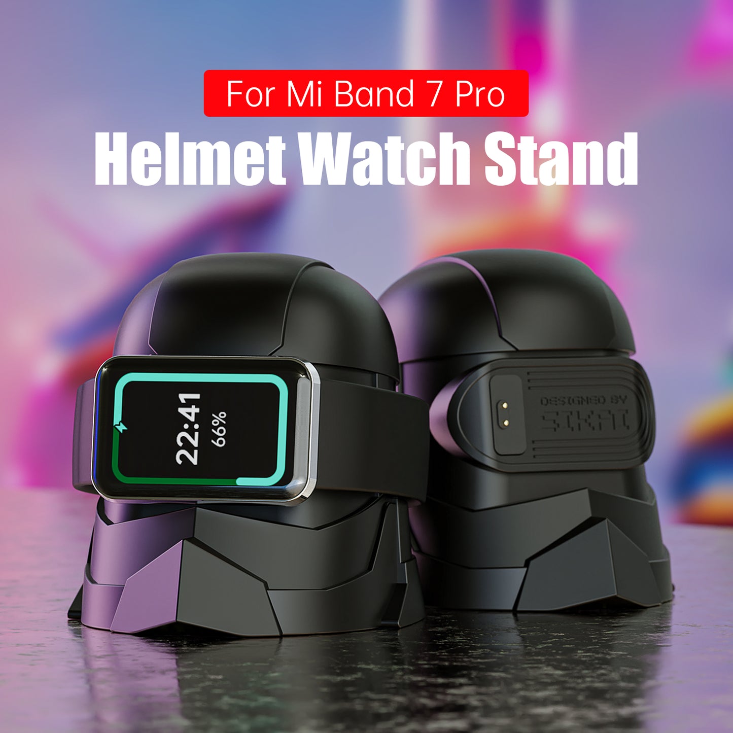 Stormer Silicone Stand for Xiaomi Mi Band 8Pro, 7 Pro / Redmi Smart Band Pro Charger Station Dock, Compatible with Xiaomi 8 Pro Smart Band
