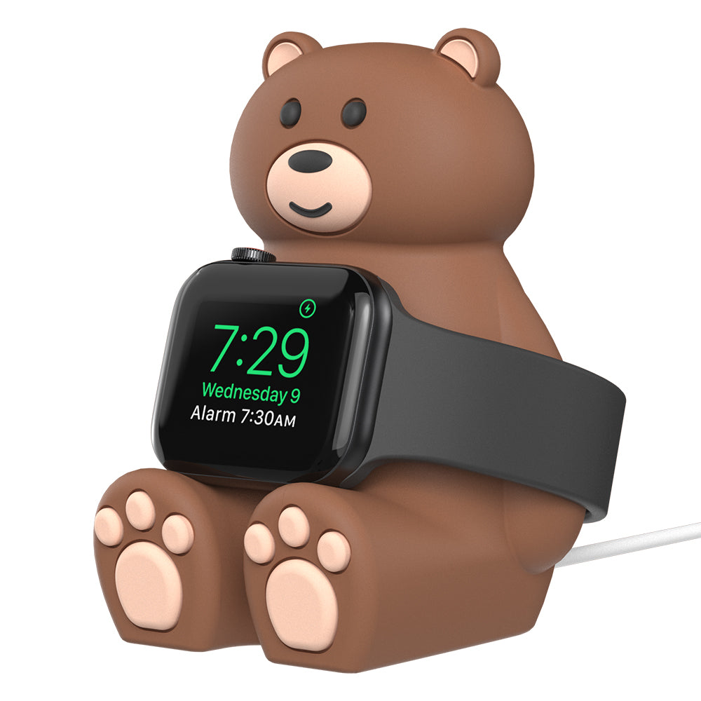 SIKAI Tiny Bear Silicone Watch Stand Station for Apple watch
