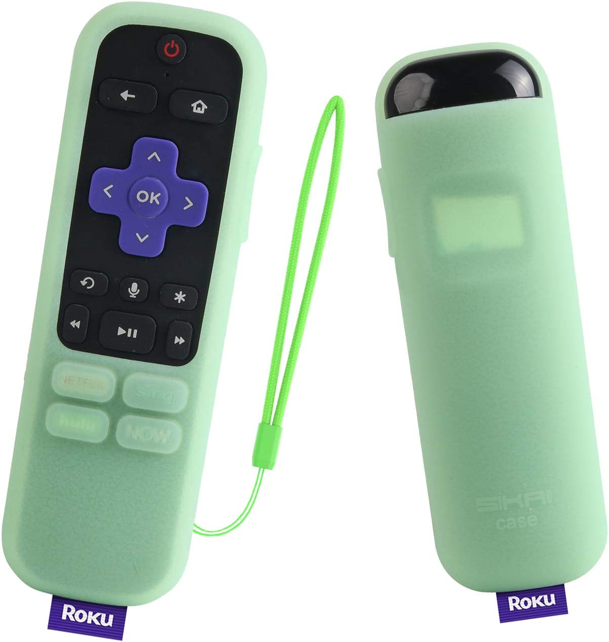 SIKAI Silicone Cover for Roku Streaming Stick Plus 3800R / 3810R Enhanced Voice Remote