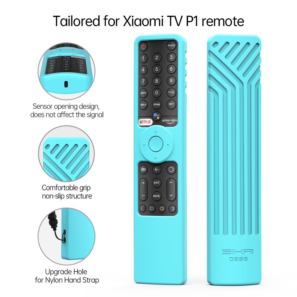 Case for Xiaomi Mi TV P1 50 43 P1E Q1 75 Q1E 55 XMRM-19 Bluetooth Voice Remote Control Luminous Protective Cover