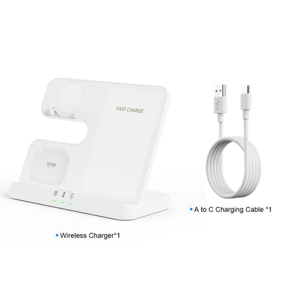 3 in 1 Wireless Charger Stand for Samsung Galaxy S23 S22 21 Ultra S20 30W Fast Charging Dock Station Watch 6 /5 Holder Buds2 Pro