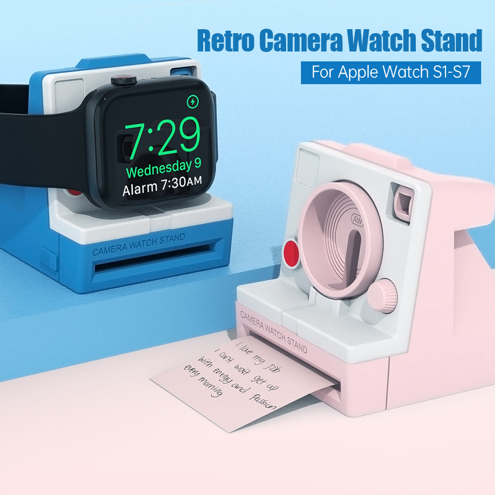 Camera Silicone Bracket Charger Dock For Apple Watch Stand Series 7/SE/6/5/4/3/2 SIKAI CASE