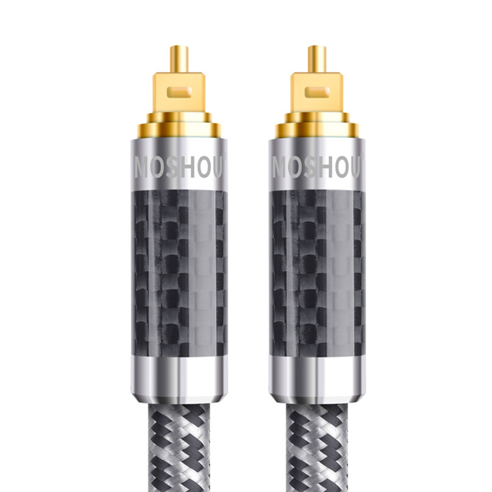 Digital Audio Video Cables Optical Fiber optico Oxyacid Free Copper Audiophile HIFI DTS MOSHOU Enthusiast 7.1 Sound SIKAI CASE