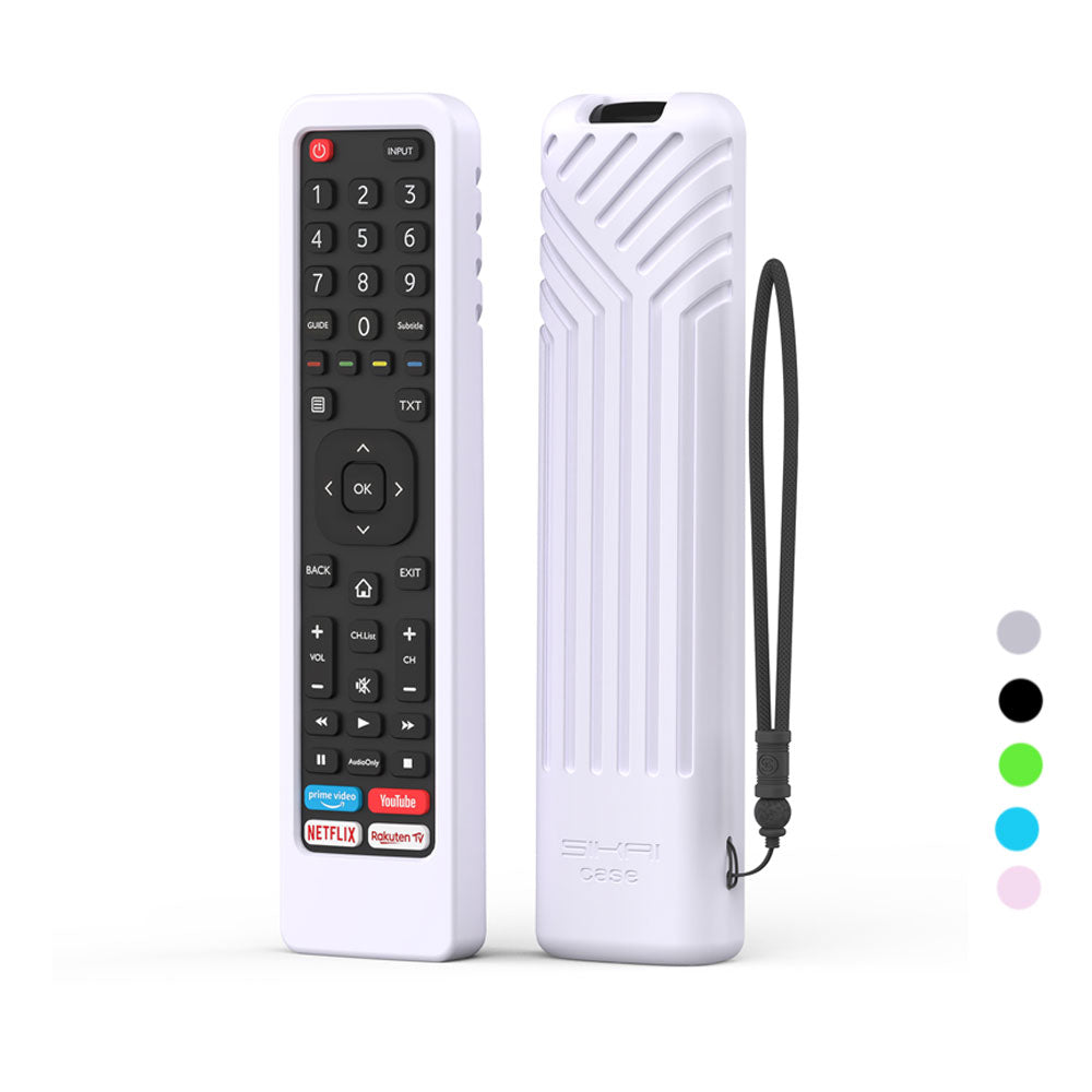 For Hisense TV Remote Control Protective Cover Compatible with Hisense ERF3C80H ERF3C80H(0012) Hisense QLED UHD 4K 2022 TV E78HQ A7GQ A6BG Remote Cover ERF3B80H ERF3D80H ERF3E80H,Anti-Slip Shell SIKAI CASE