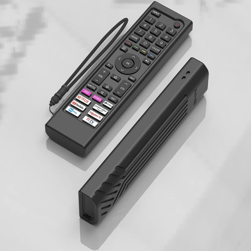For Hisense TV Remote Control Protective Cover Compatible with Hisense ERF3C80H ERF3C80H(0012) Hisense QLED UHD 4K 2022 TV E78HQ A7GQ A6BG Remote Cover ERF3B80H ERF3D80H ERF3E80H,Anti-Slip Shell SIKAI CASE