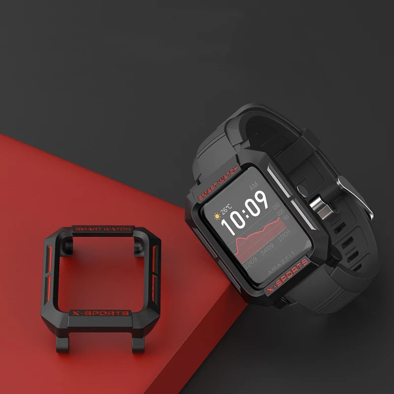 SIKAI Screen Protector Case For Amazfit GTS2 Mini TPU Shell Cover Band Strap Bracelet Charger for Xiaomi Huami Amazfit Watch