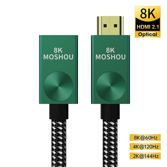 HDMI 2.1 Cable 8K 60Hz 4K 120Hz 48Gbps eARC HDR Video Male to Female Cable Female to Male Cord SIKAI CASE