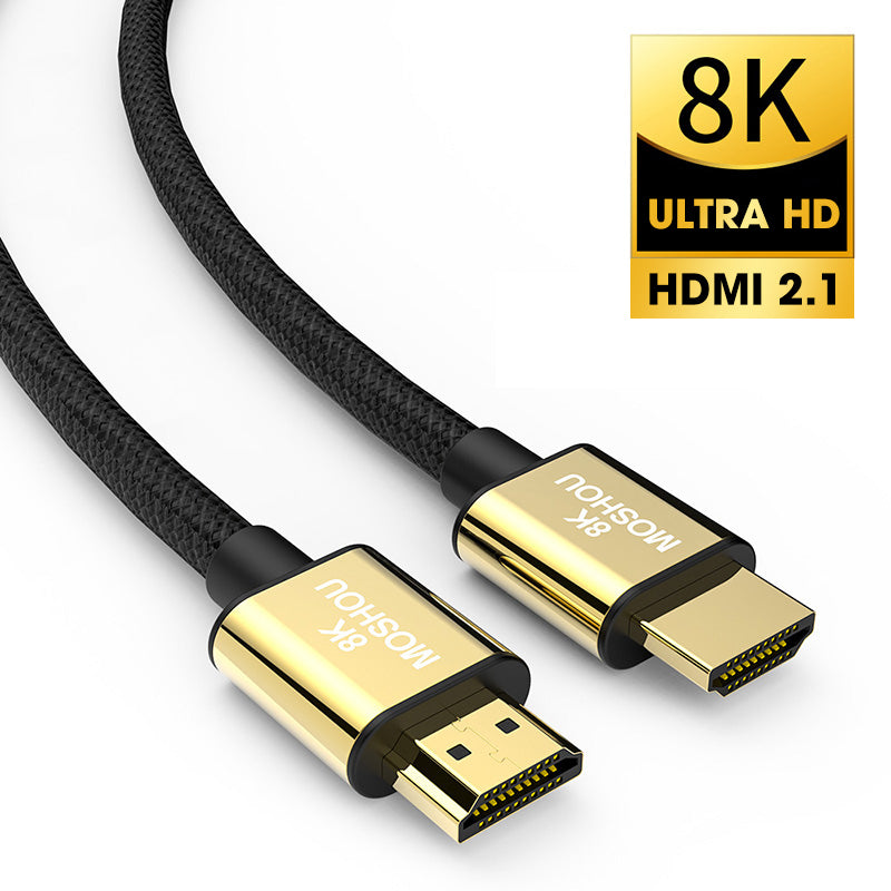 Acheter Câble HDMI HMDI 2.1 8K 60hz 4K 120hz Câble tissé 48Gbps HDTV  Splitter Switcher Câble audio vidéo pour ordinateur portable TV Xbox Series  Projecteur Moniteur
