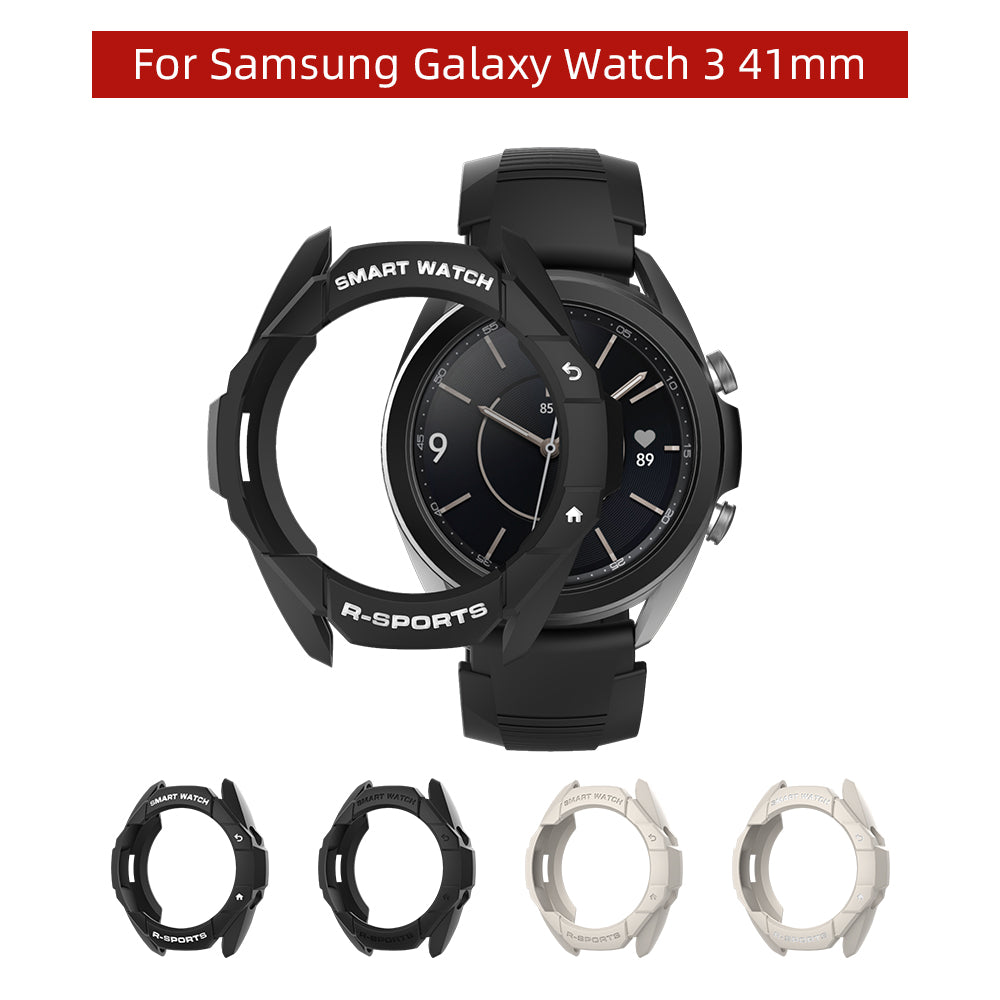 SIKAI Watch Case For Samsung Galaxy Watch 3 41mm TPU Shell Protector Cover Band Strap Bracelet Charger for Galaxy Watch 3 41mm