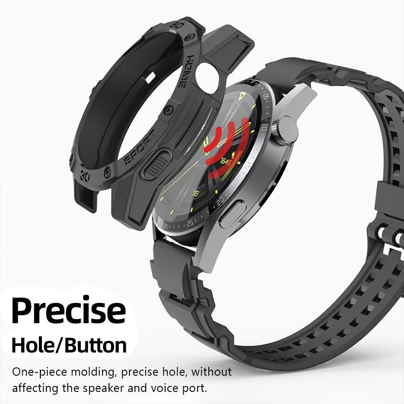 SIKAI For Huawei Watch GT 3 TPU Shell Protector Cover Band Strap Bracelet Charger Bumper for Huawei GT3 Smartwatch