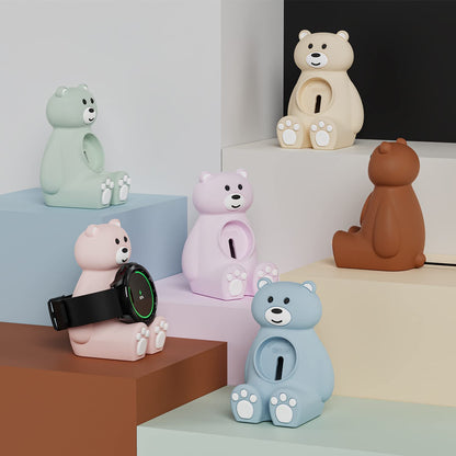 SIKAI Bear Slicone Case for Samsung Galaxy Watch 4 3 Active 2 SIKAI CASE