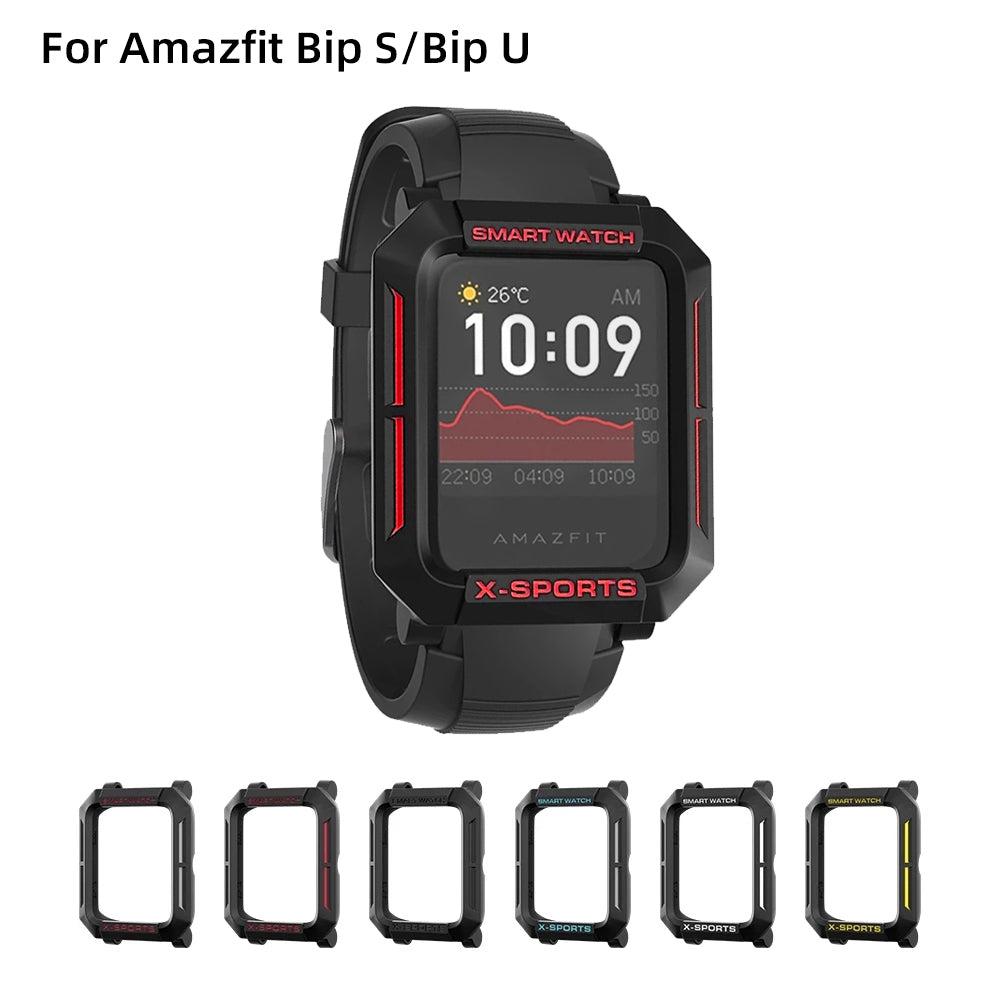 SIKAI Case For Amazfit watch Bip U shockproof Cover for Xiaomi Huami Bip s / Bip/ Bip Lite Protective Shell SIKAI CASE