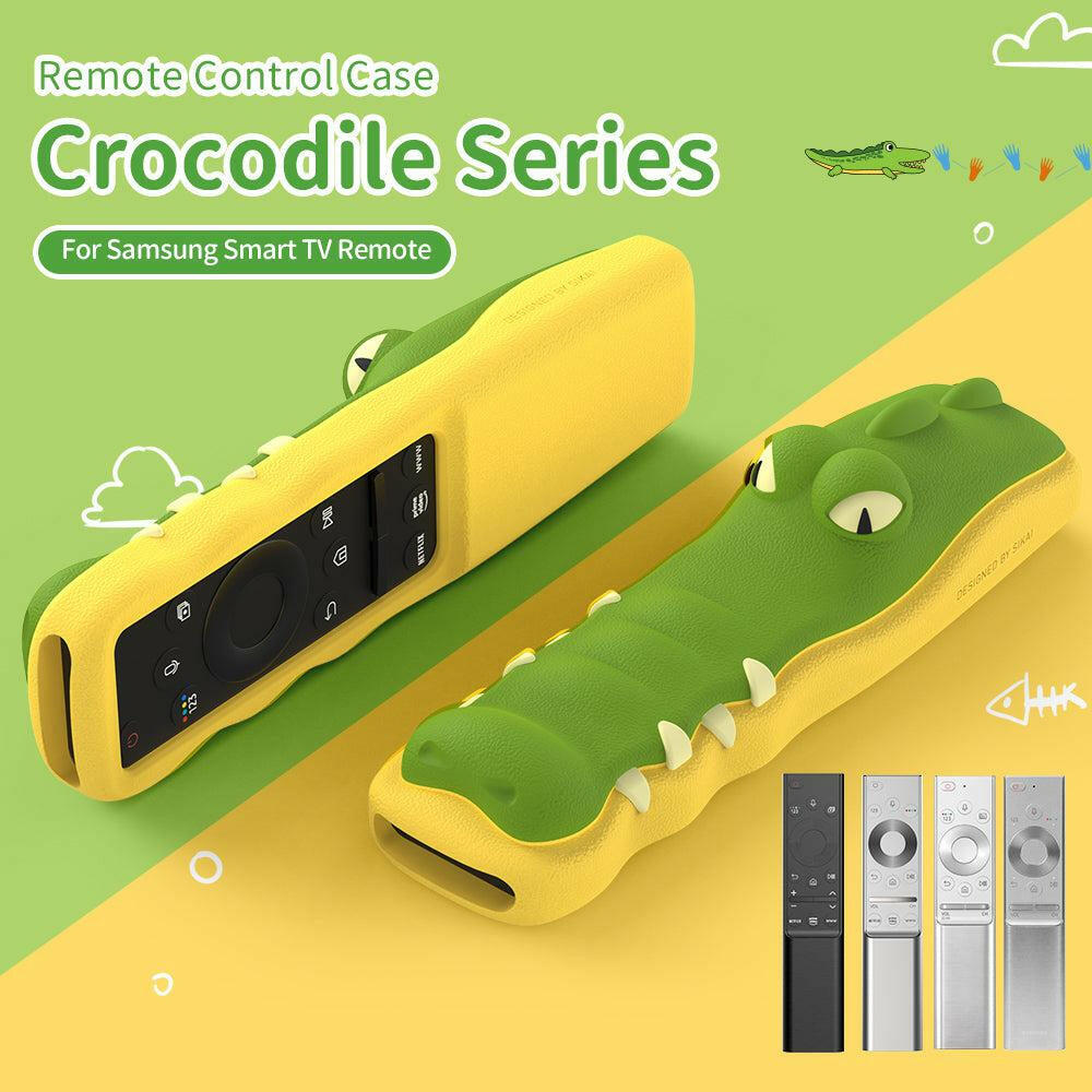 SIKAI Crocodile Shape Silicone Case for Samsung BN59-01357A BN59-01363A BN59-01311B BN59-01300C Smart TV Remote Control Protective Cover SIKAI CASE