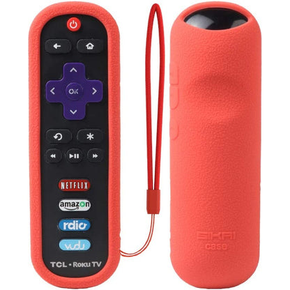 SIKAI For TCL Roku RC280 Remote Case Silicone Shockproof Protective Cover for Roku 3600R / TCL Roku RC280 TV Remote Control Case SIKAI CASE