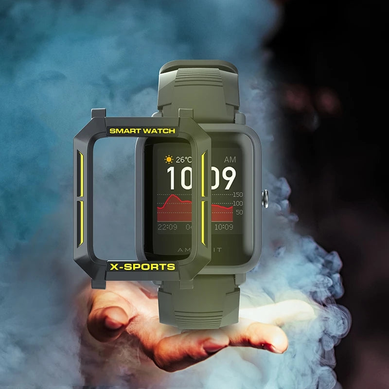 SIKAI Screen Protector Case For Amazfit GTS2 Mini TPU Shell Cover Band Strap Bracelet Charger for Xiaomi Huami Amazfit Watch SIKAI CASE