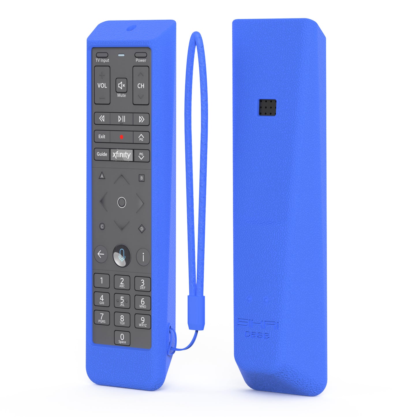 SIKAI Shockproof Silicone Case Cover for XFinity Comcast XR15 Voice Remote, Protective Skin for XFinity X1 Xi6 Xi5 XG2 TV Remote, Skin-Friednly Anti-Lost with Remote Loop SIKAI CASE