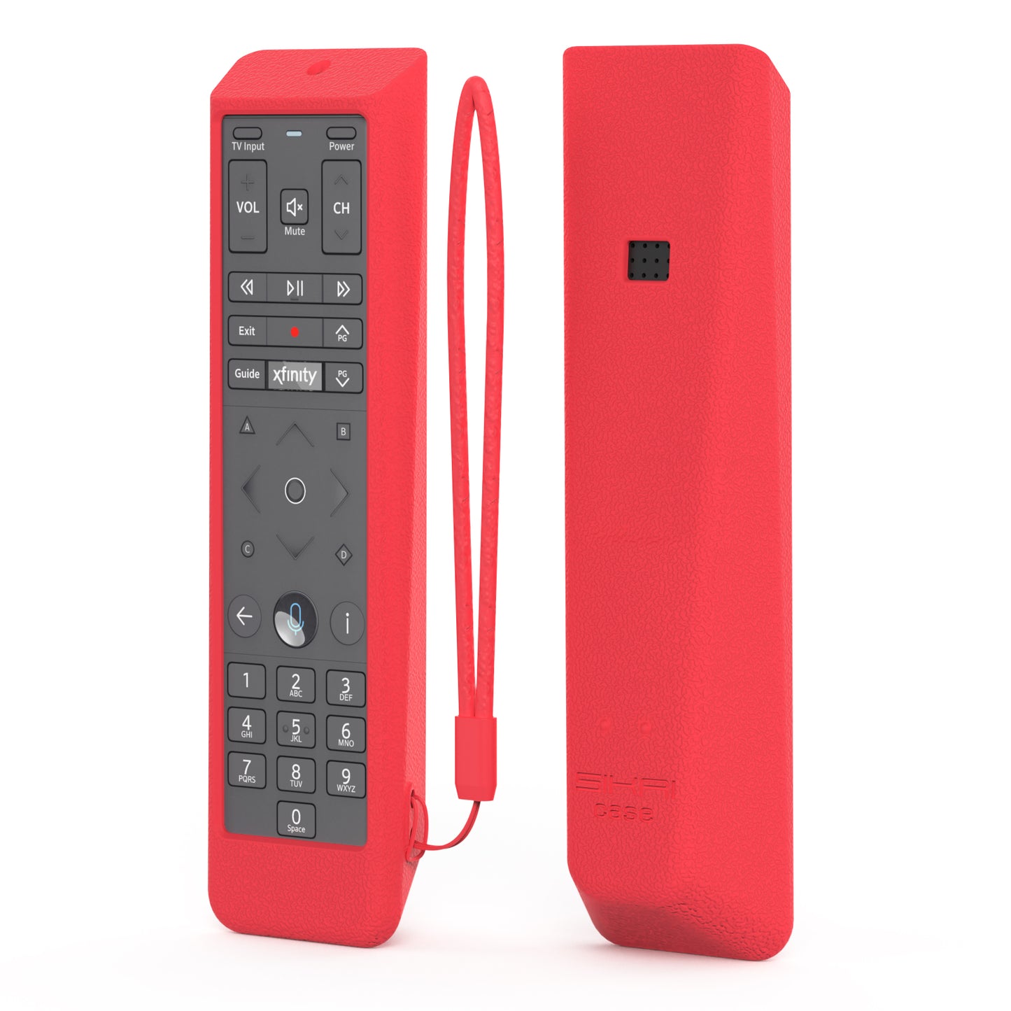 SIKAI Shockproof Silicone Case Cover for XFinity Comcast XR15 Voice Remote, Protective Skin for XFinity X1 Xi6 Xi5 XG2 TV Remote, Skin-Friednly Anti-Lost with Remote Loop SIKAI CASE