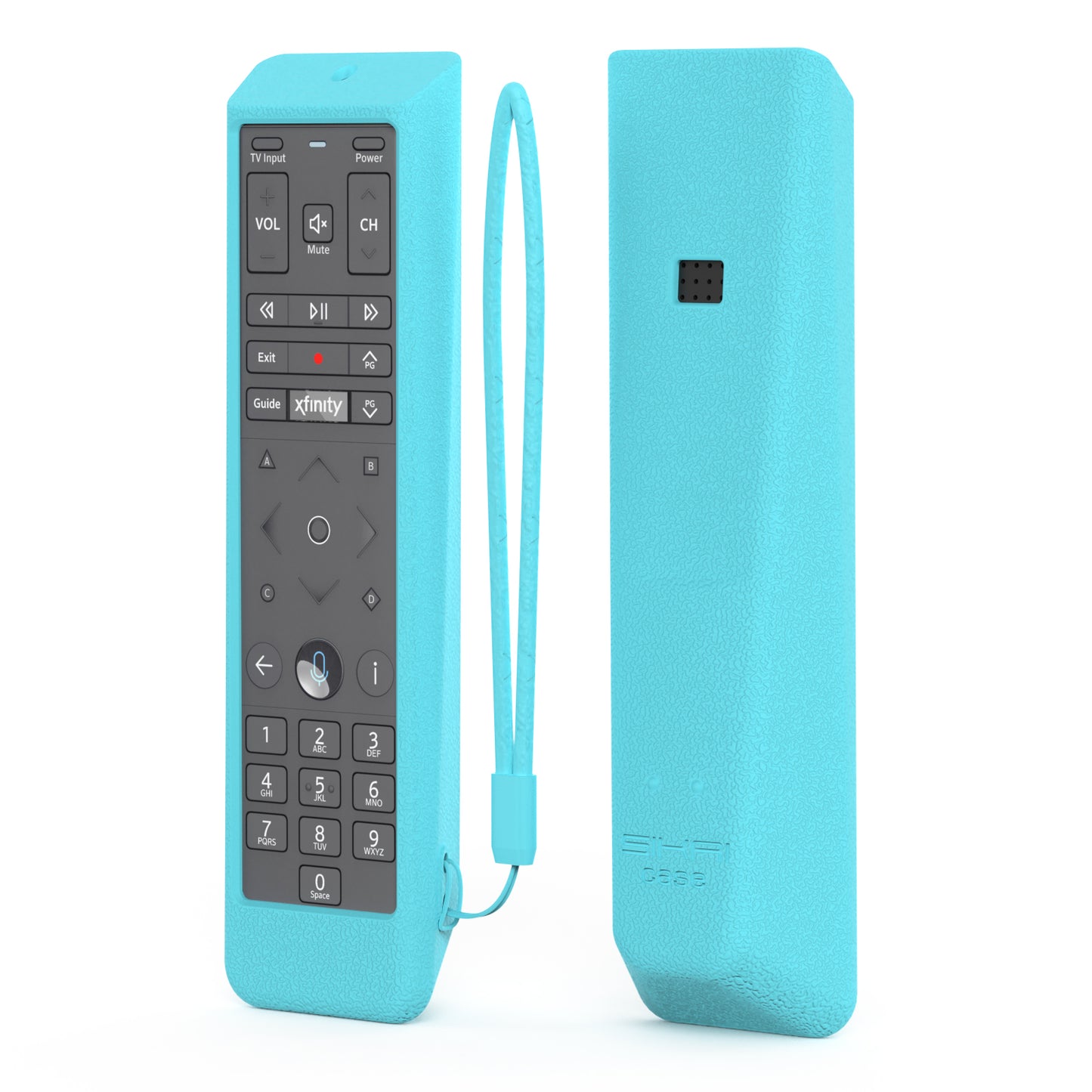 SIKAI Shockproof Silicone Case Cover for XFinity Comcast XR15 Voice Remote, Protective Skin for XFinity X1 Xi6 Xi5 XG2 TV Remote, Skin-Friednly Anti-Lost with Remote Loop SIKAI CASE