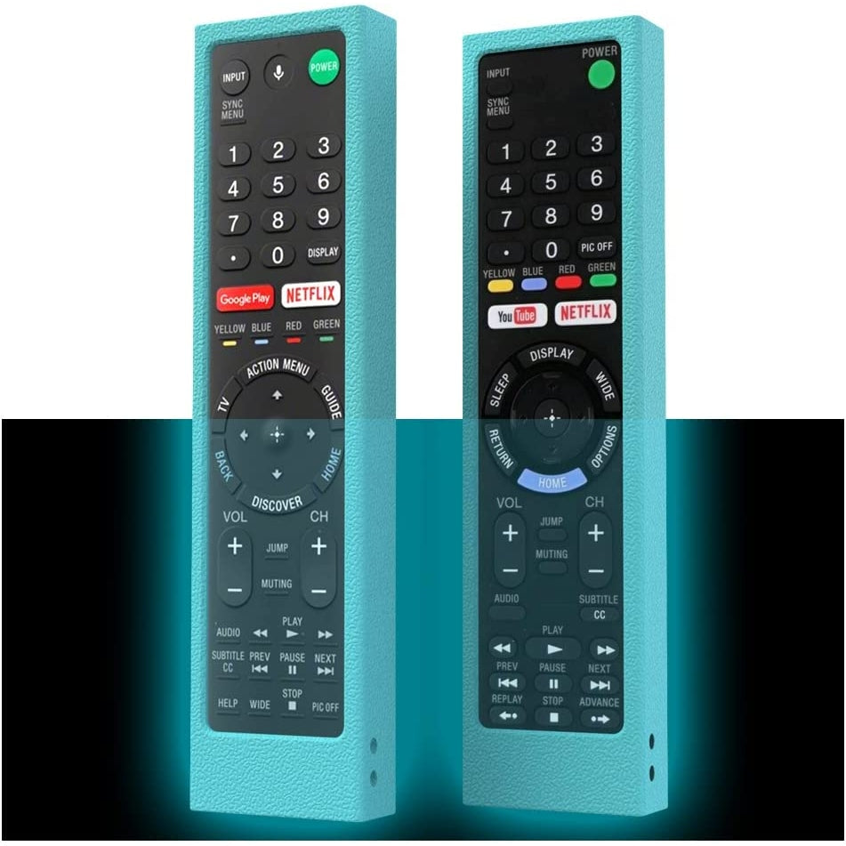 SIKAI Shockproof Silicone Case for Sony RMF-TX300U RMT-TX200U RMT-TX102U RMF-TX200U Android TV Voice Netflix Remote Skin-Friendly Washable with Lanyard SIKAI CASE