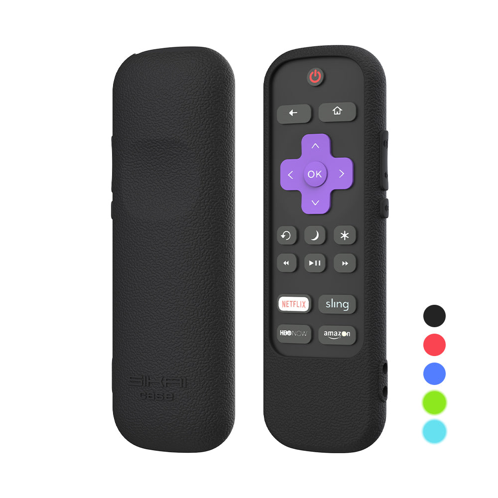 SIKAI Silicone Case Cover for Roku Voice Remote RCAL7R Shockproof Protective Skin for Sharp Roku TV Voice Remote with Power SIKAI CASE