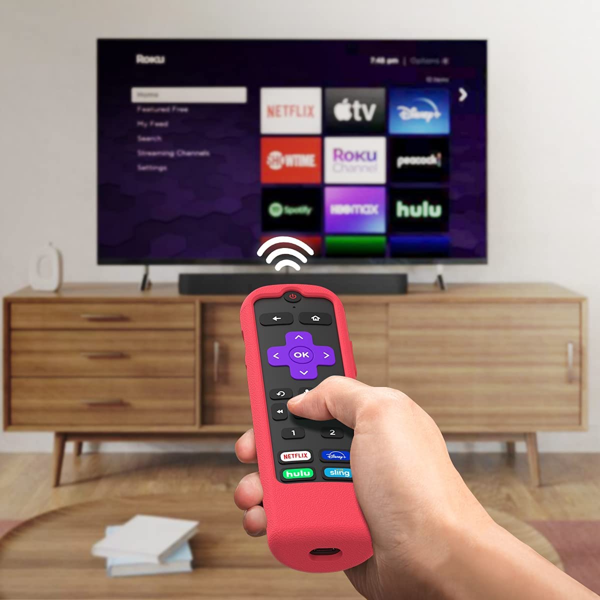 SIKAI Silicone Case for ROKU RCS01R Voice Remote Pro SIKAI CASE