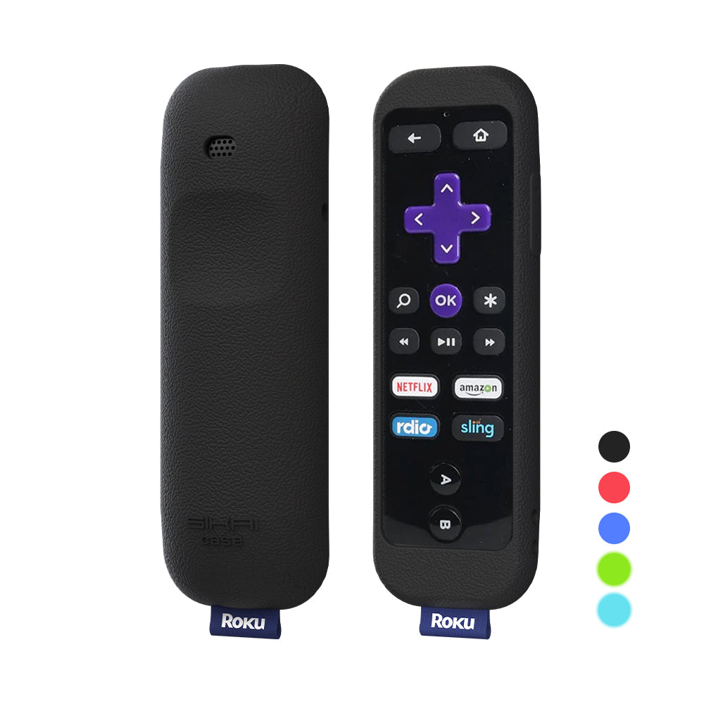 SIKAI Silicone Case for Roku Gaming Remote Shockproof Protective Cover for Roku 3 (4230 and 4200) Roku 2 (4210) RC54R Enhanced Remote SIKAI CASE