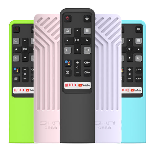 SIKAI silicone case compatible with TCL RC802V remote control, remote control for TCL EP680 S434 S334 S330 S430 Series Android HDR TV Remote Cover SIKAI CASE