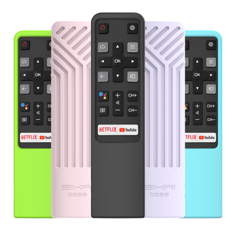 SIKAI silicone case compatible with TCL RC802V remote control, remote control for TCL EP680 S434 S334 S330 S430 Series Android HDR TV Remote Cover SIKAI CASE