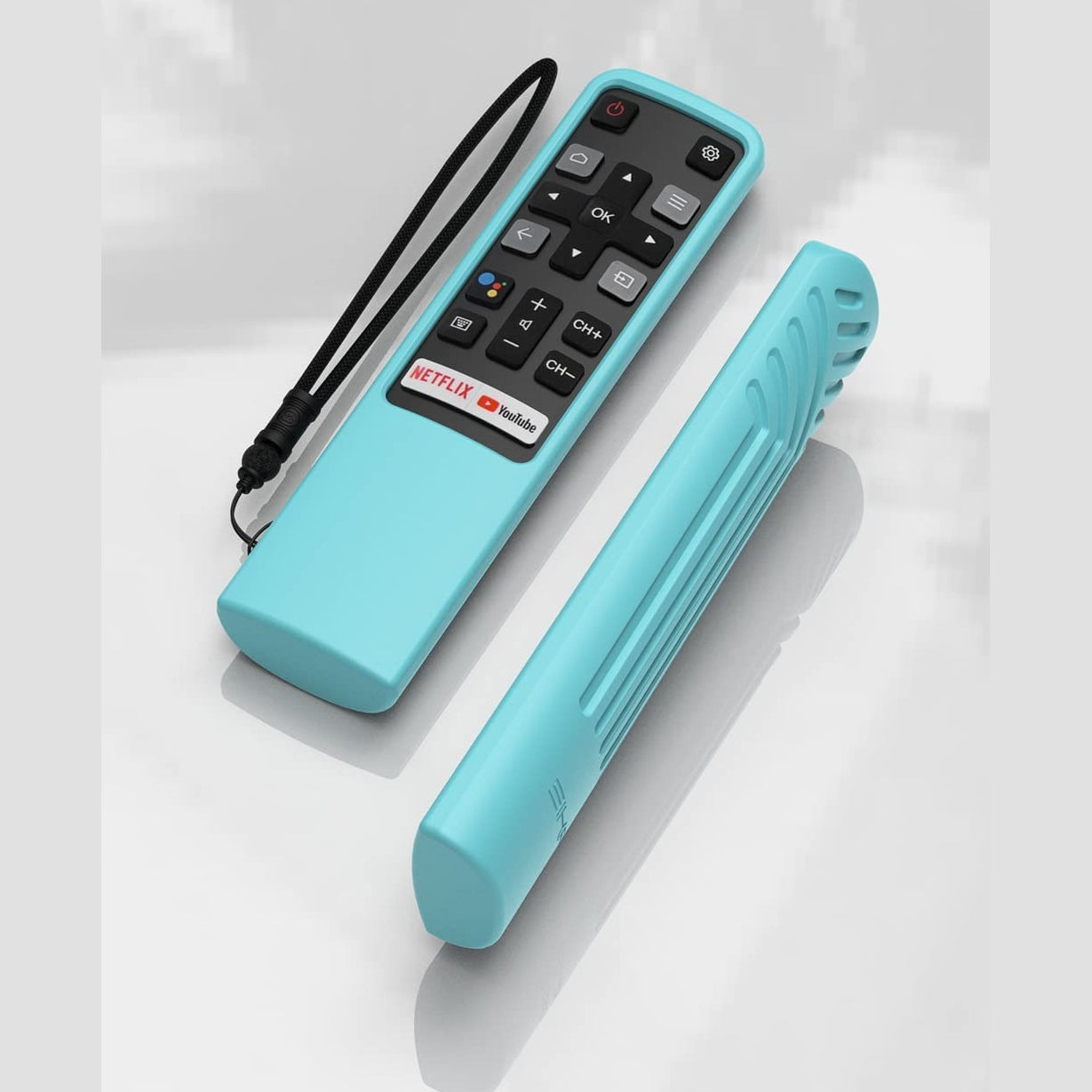 SIKAI silicone case compatible with TCL RC802V remote control, remote control for TCL EP680 S434 S334 S330 S430 Series Android HDR TV Remote Cover SIKAI CASE