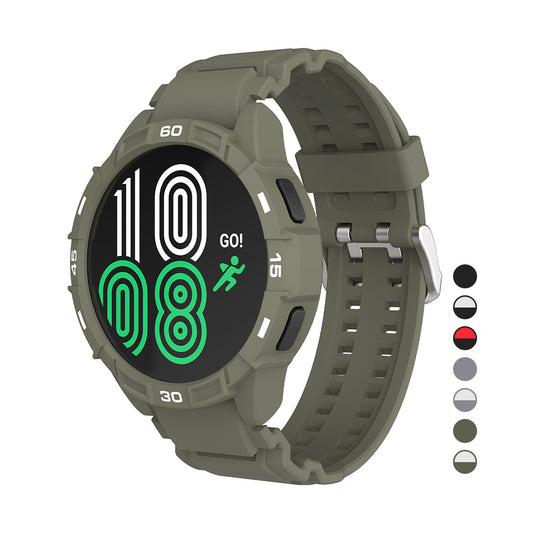 Sikai Multi-color Watch Case for Samsung Galaxy Watch 4 44mm Protective Cover with Strap for Samsung Galaxy Watch 4 SIKAI CASE