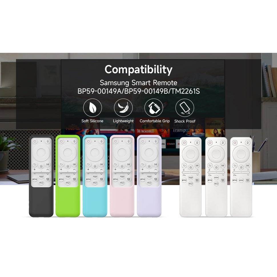 Silicone Case for Samsung Smart TV BP59-00149A BP59-00149B Solar Cell Remote Dustproof Cover for TM2261S Monitor Serie M7/M8 SIKAI CASE