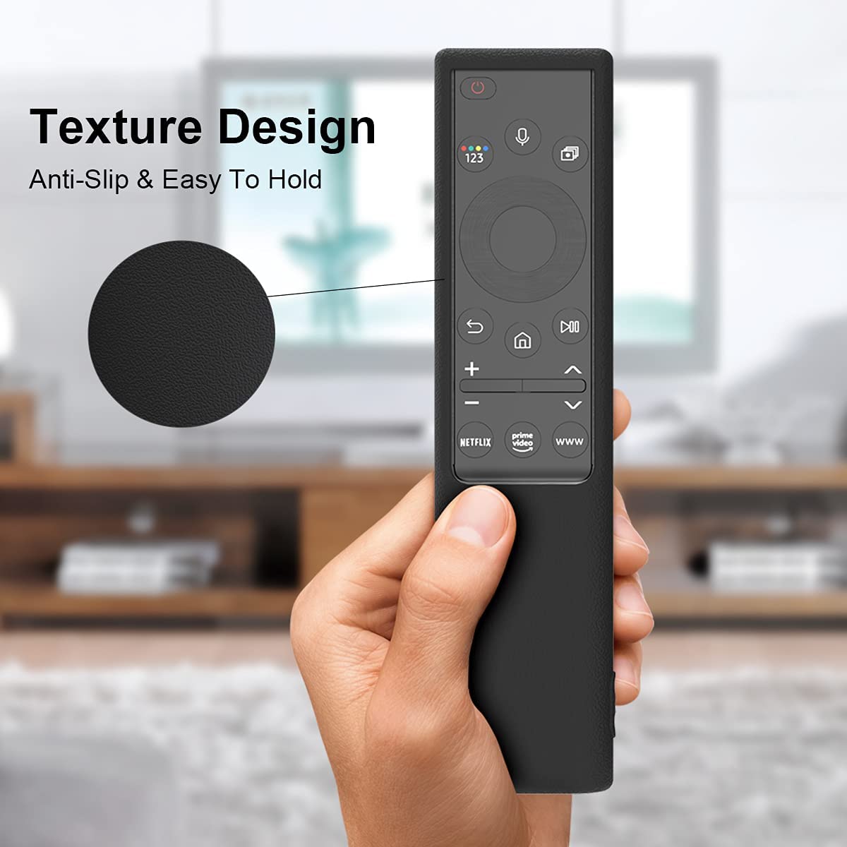 Silicone Cover for Samsung QLED TV Smart Remote Control Case BN59-01311 BN59-01327 BN59-01357 BN59-01363 TM1990C Protective Case SIKAI CASE