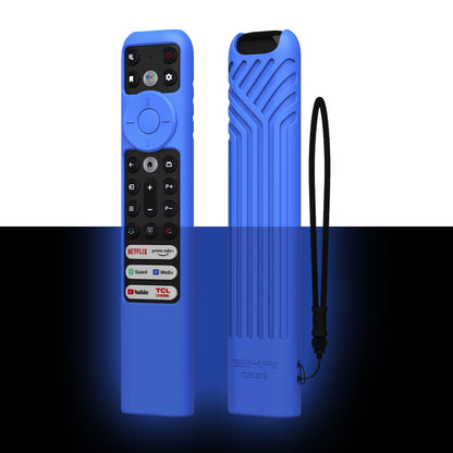 Silicone Cover for TCL RC902V FMR1/RC833(2023) Voice Remote,Shockproof, Skin-Friendly Case for 55R646 55S546 65R646 65S546 75R646 75S546 Series TV Remote SIKAI CASE