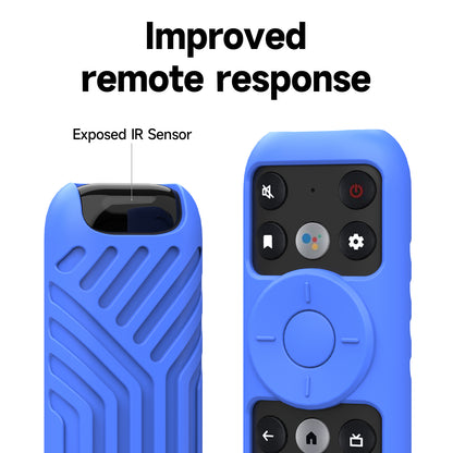 Silicone Cover for TCL RC902V FMR1/RC833(2023) Voice Remote,Shockproof, Skin-Friendly Case for 55R646 55S546 65R646 65S546 75R646 75S546 Series TV Remote SIKAI CASE