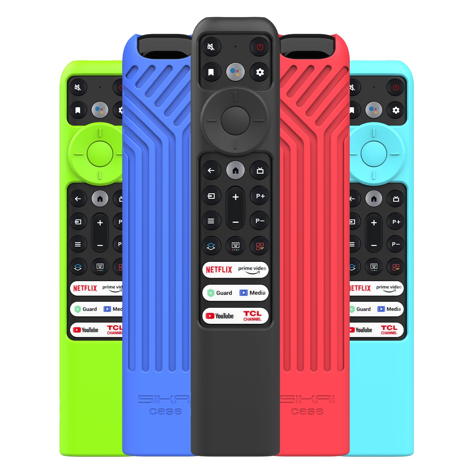 Silicone Cover for TCL RC902V FMR1/RC833(2023) Voice Remote,Shockproof, Skin-Friendly Case for 55R646 55S546 65R646 65S546 75R646 75S546 Series TV Remote SIKAI CASE