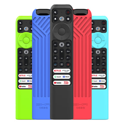 Silicone Cover for TCL RC902V FMR1/RC833(2023) Voice Remote,Shockproof, Skin-Friendly Case for 55R646 55S546 65R646 65S546 75R646 75S546 Series TV Remote SIKAI CASE