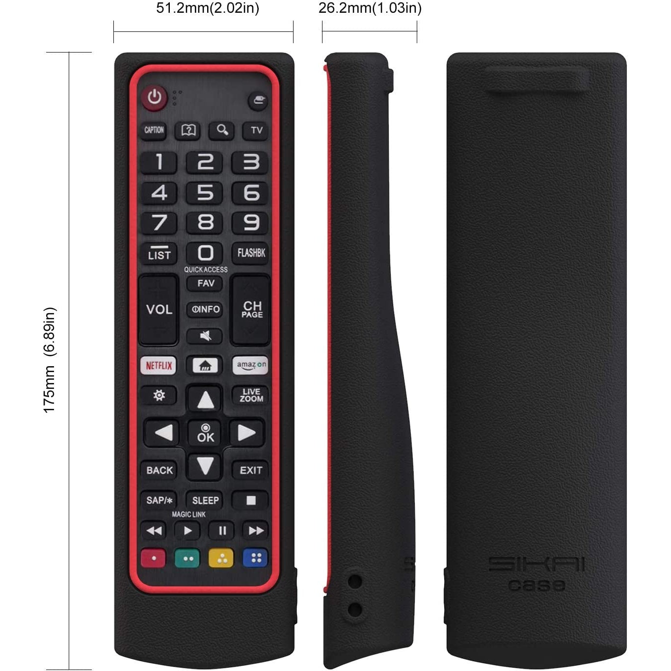 Silicone Remote Case For LG Smart TV Remote AKB75095307 AKB75375604 AKB75675304 SIKAI CASE