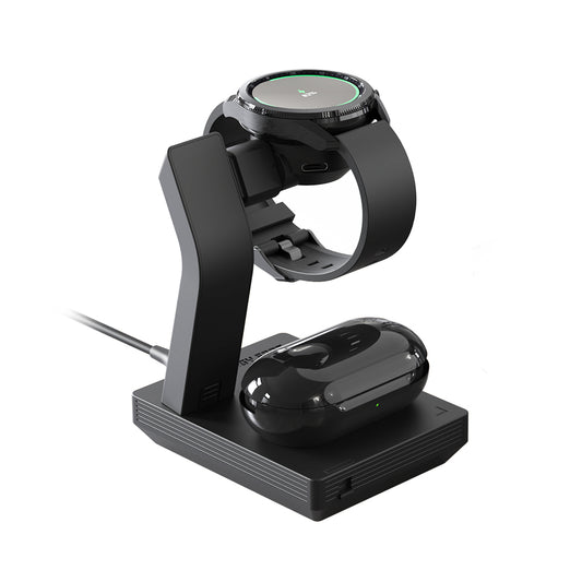 Wireless Charger for Samsung Galaxy Watch4 Classic Watch3 Active2 Buds Pro Smart Watch Charging Stand Holder Dock Accessories SIKAI CASE